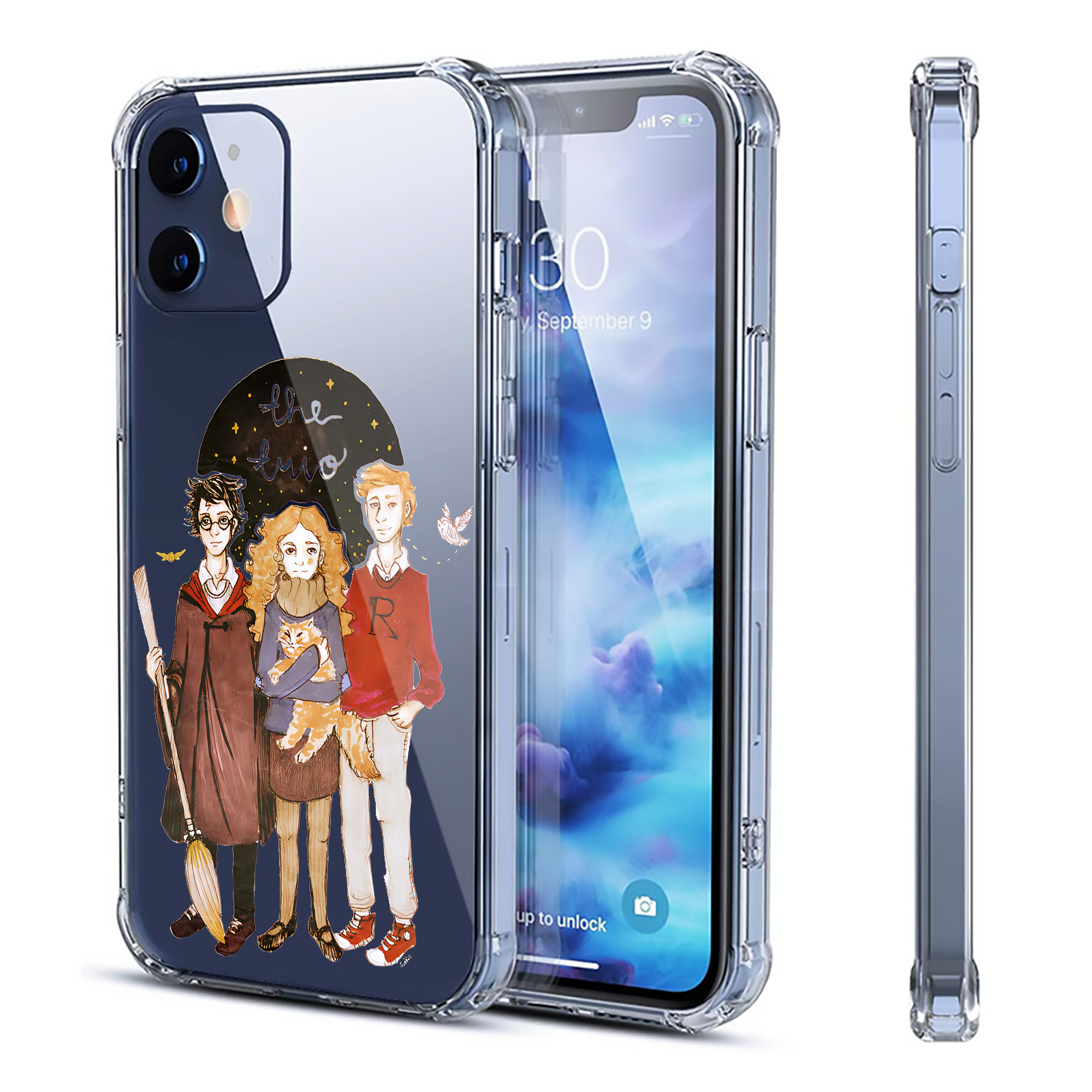 （画像用） Harry Potter ハリー・ポッターシリーズ 【iPhone 12シリーズ対応】透明スマホケース（クリアソフトケース）